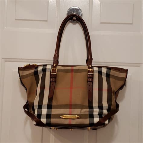 burberry house check salisbury tote|BURBERRY Calfskin House Check Small Salisbury Tote Black .